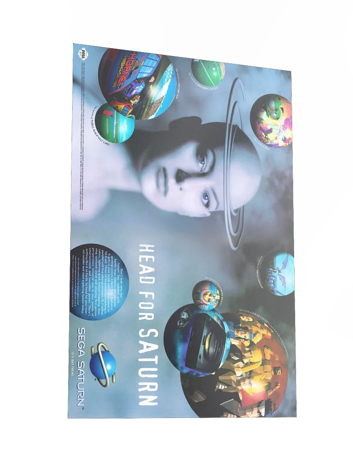 SEGA Saturn - Promotional Poster/Flyer product image (2)