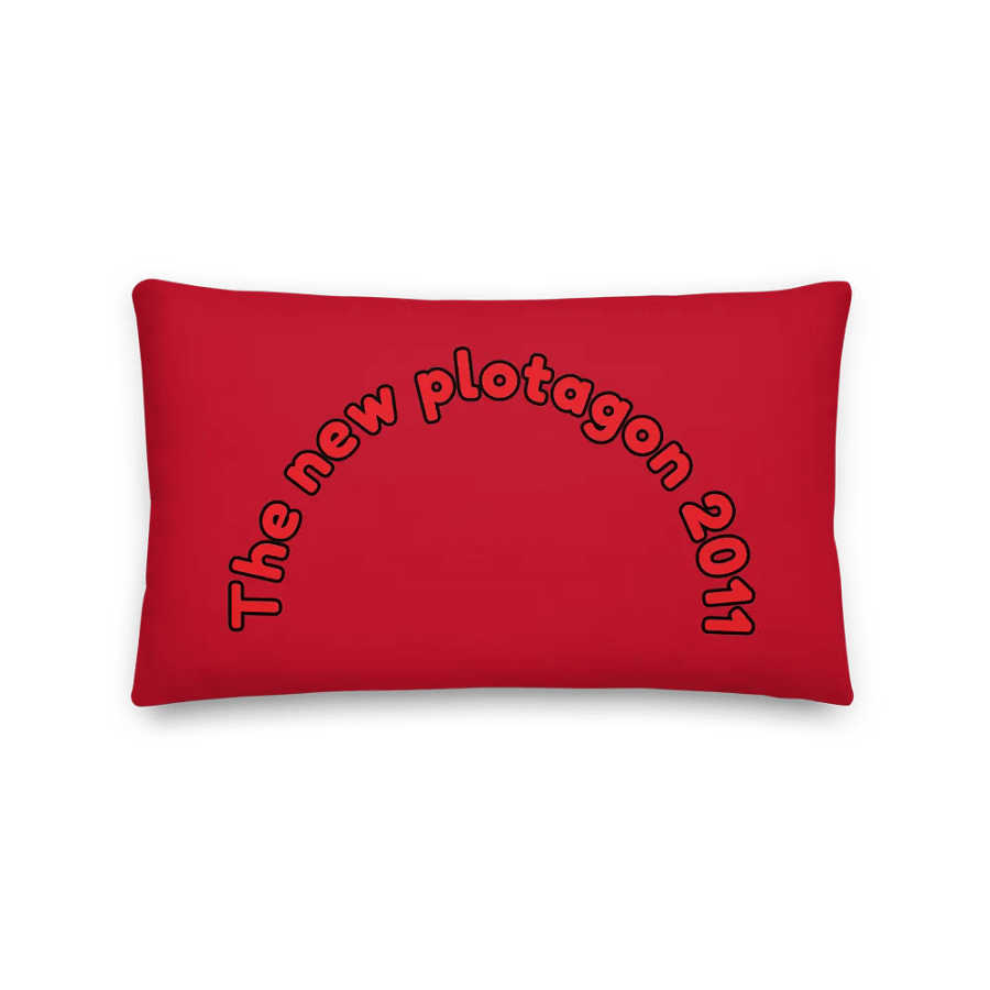 The new plotagon 2011 premium Pillow product image (1)