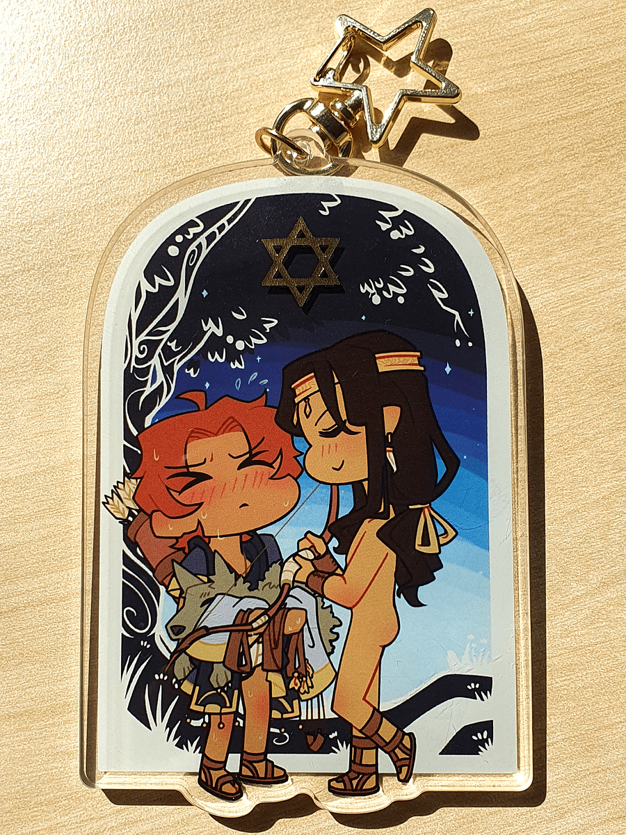 David and Jonathan | Double-Sided Acrylic Keychain product image (2)