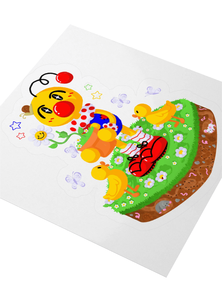 Boyoyoing Flower Pot Island Rude Sticker product image (3)