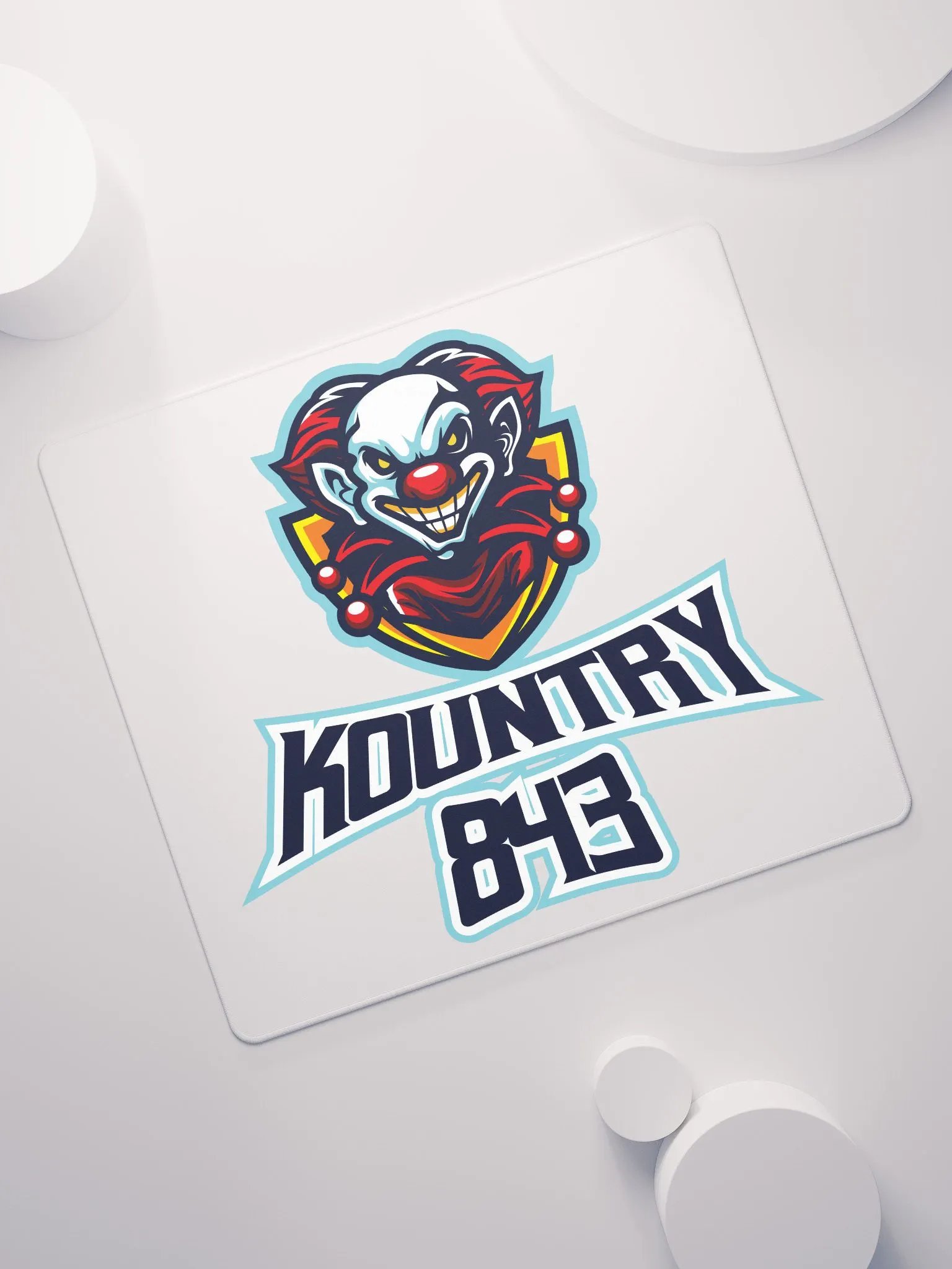 Sinister Clown Logo Gaming Mouse Pad product image (11)