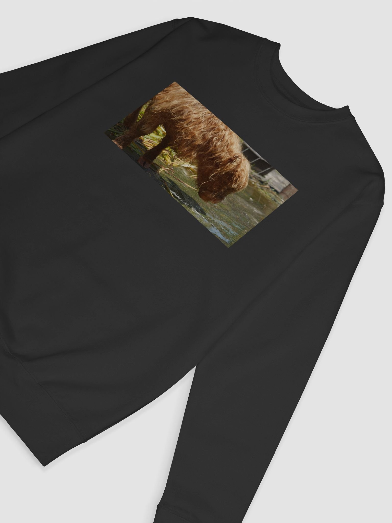 Shaggy Brown Cozy Sweatshirt product image (6)
