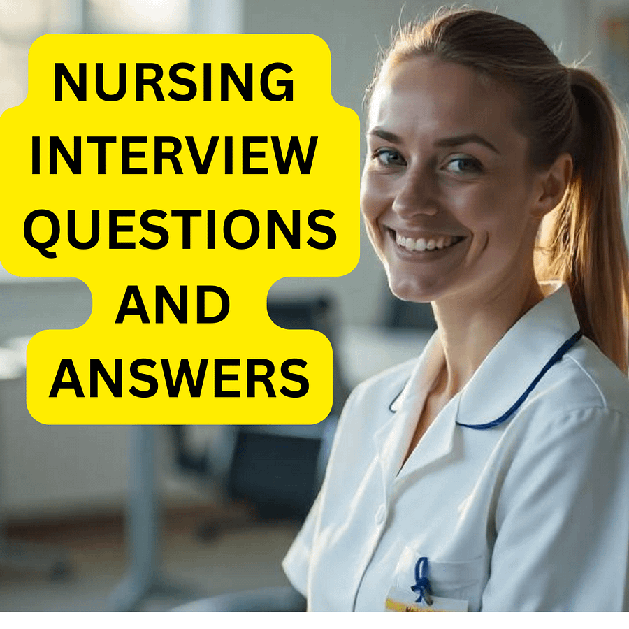 Nursing Interview Questions and Answers product image (1)
