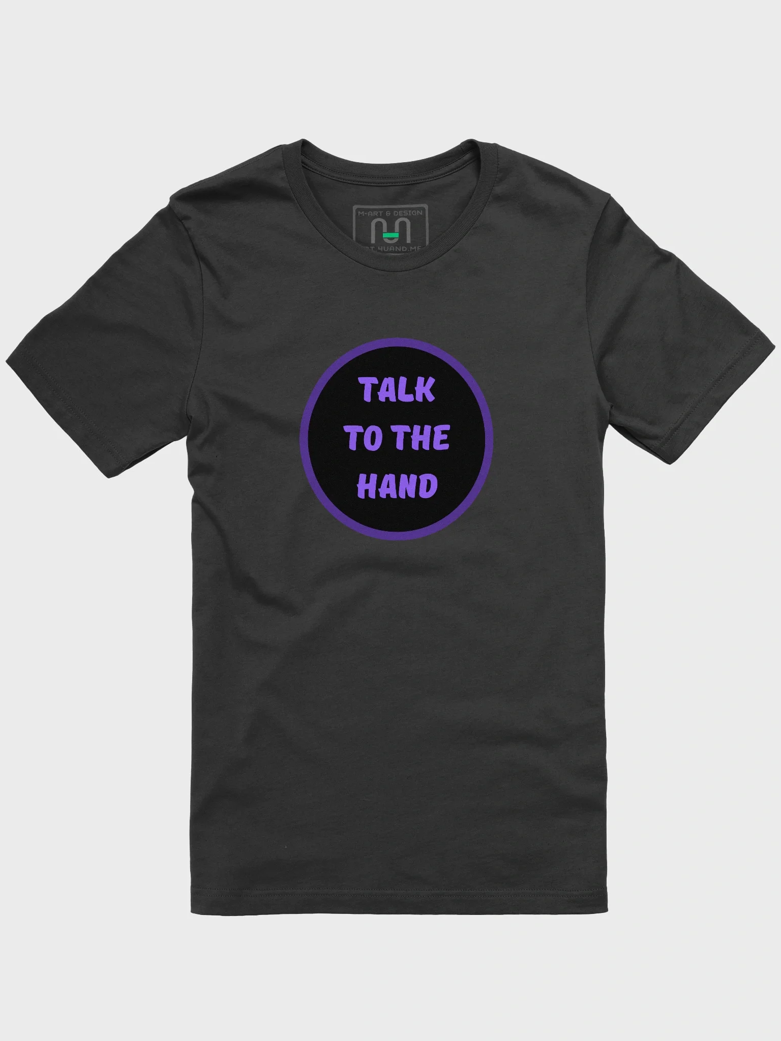 Empowerment 'HAND' Circle Graphic Tee - purple product image (1)