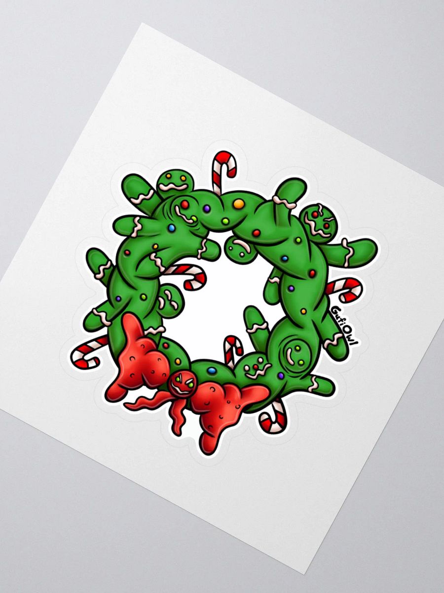 Virus-G Green Wreath Sticker product image (2)