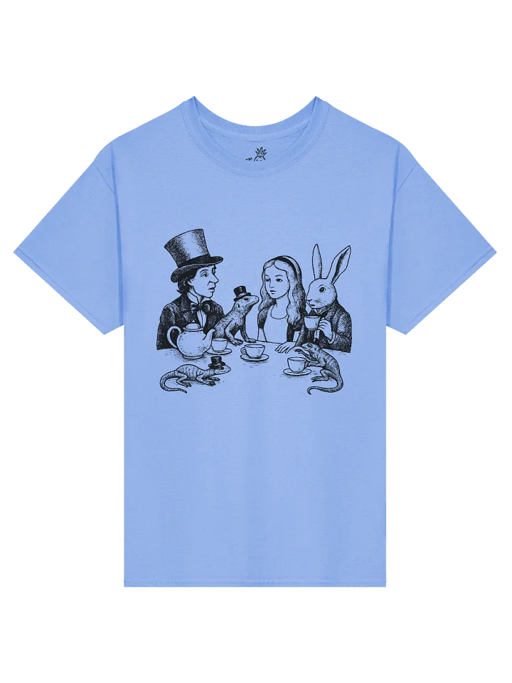 Lizards at the Mad Hatter Tea Party Alice in Wonderland Boxy Fit Unisex T-Shirt product image (13)