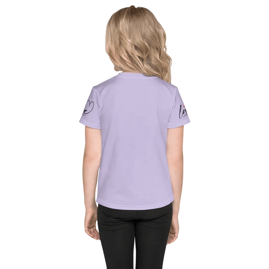 Hugs Kisses Valentine Wishes Kids Crew Neck T-Shirt product image (3)