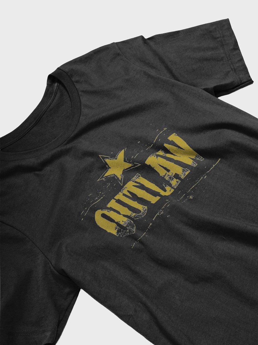 "Outlaw" T-Shirt Gold Lettering product image (2)