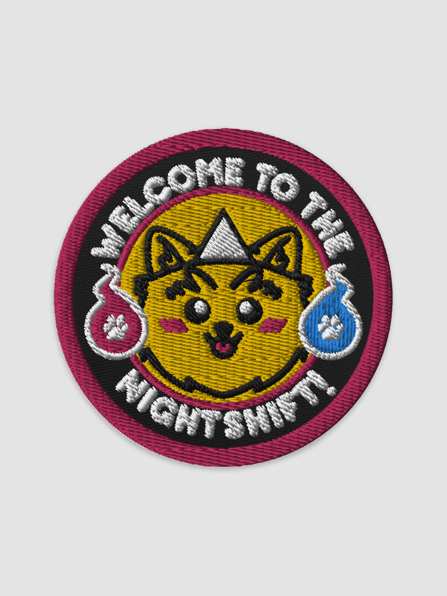 Welcome to the Night Shift! Embroidered Patch product image (1)