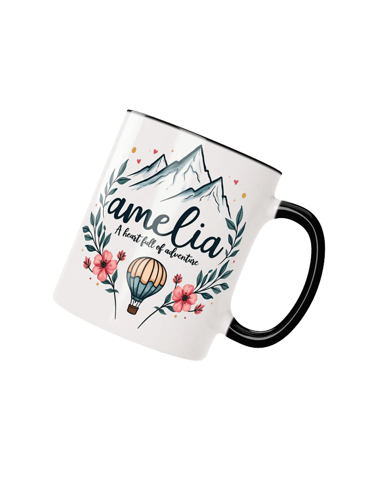 Amelia: A Heart Full of Adventure – The Perfect Personalized Mug for Dreamers product image (2)