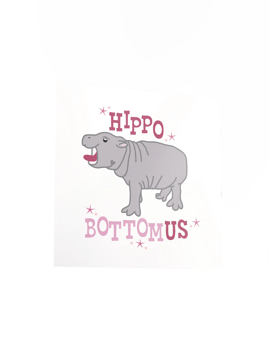 HippoBOTTOMus Print | Funny Gay Art product image (3)