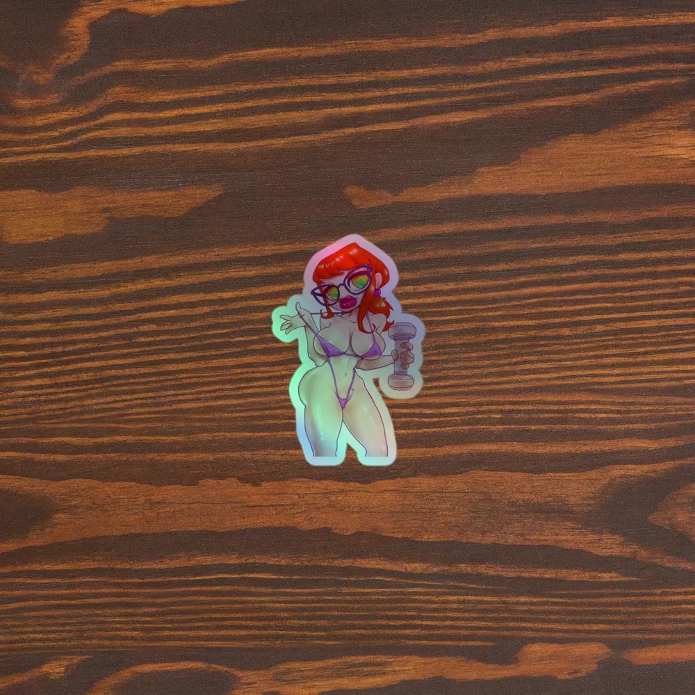 Holographic Shakeweight Workout Sticker product image (4)