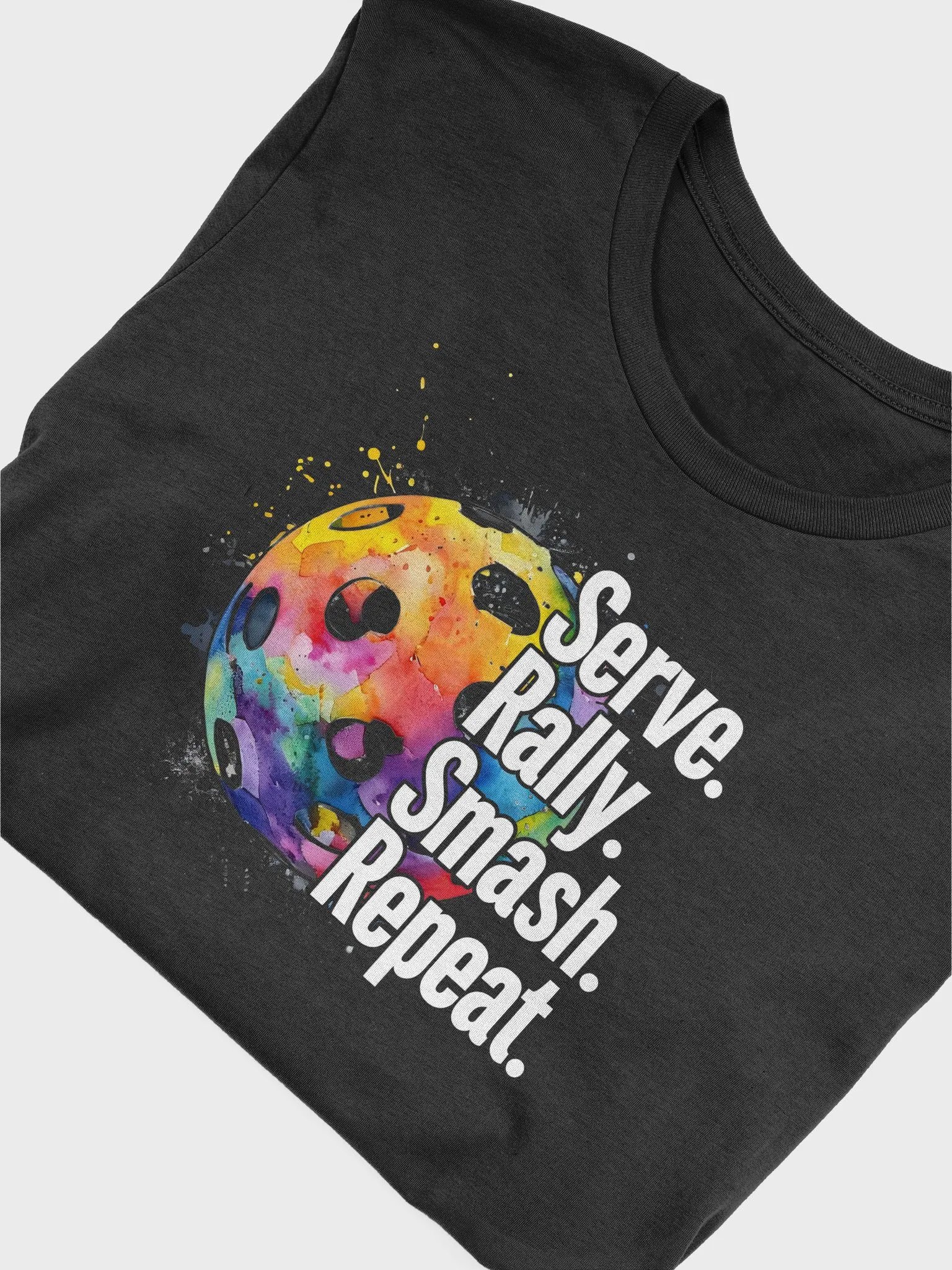 Serve - Rally - Smash - Repeat Pickleball Shirt – Play in Full Color product image (3)