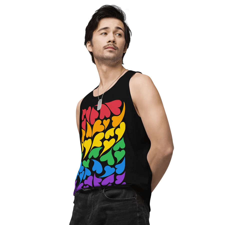 Nestled PRIDE Rainbow Tank Top product image (7)