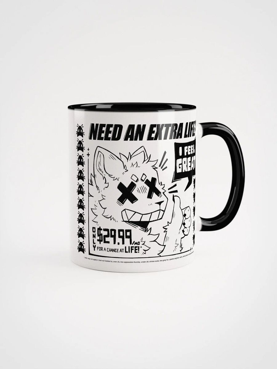 Extra Life Ceramic Mug product image (1)