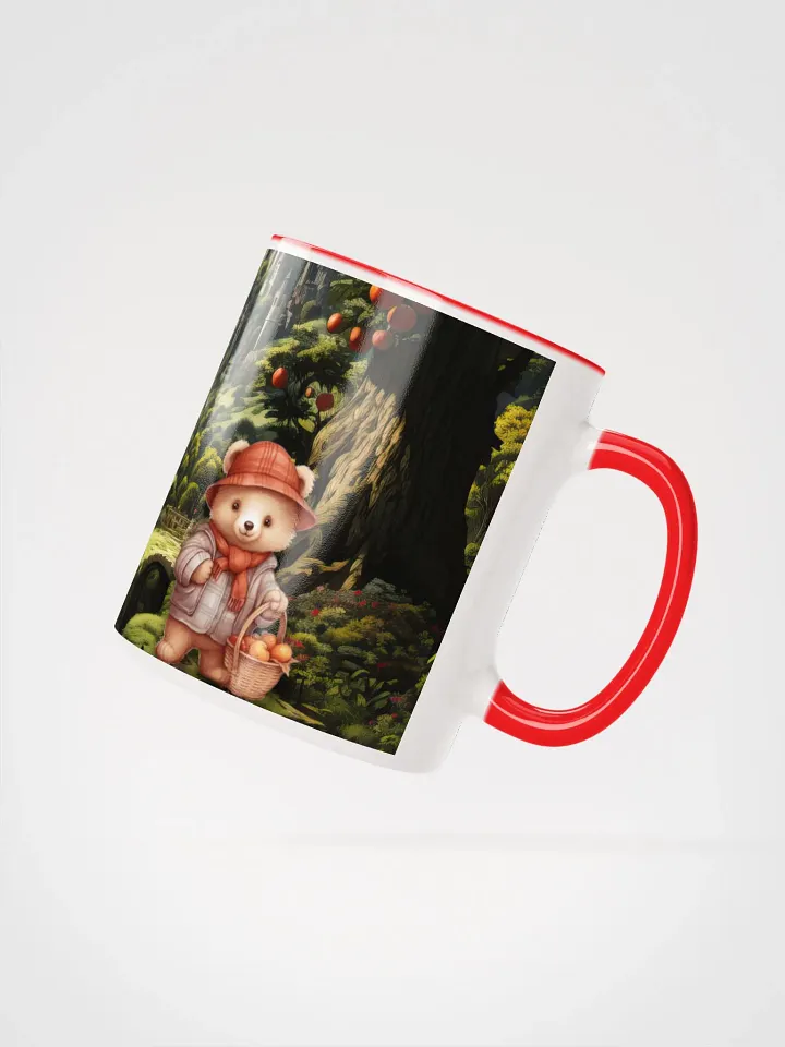 The Enchanted Orchard: A Bear's Harvest Ceramic Mug | Magical Woodland Drinkware product image (2)