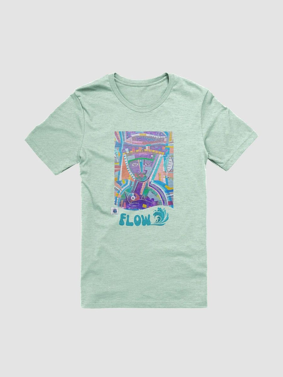 Beautiful and soft artistic Tshirt, "Flow", Special colours product image (82)