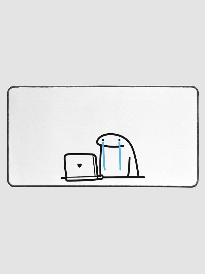 Tears Down My Eyes | I want to Quit My Job but I got Bills to Pay Desk Mat product image (1)