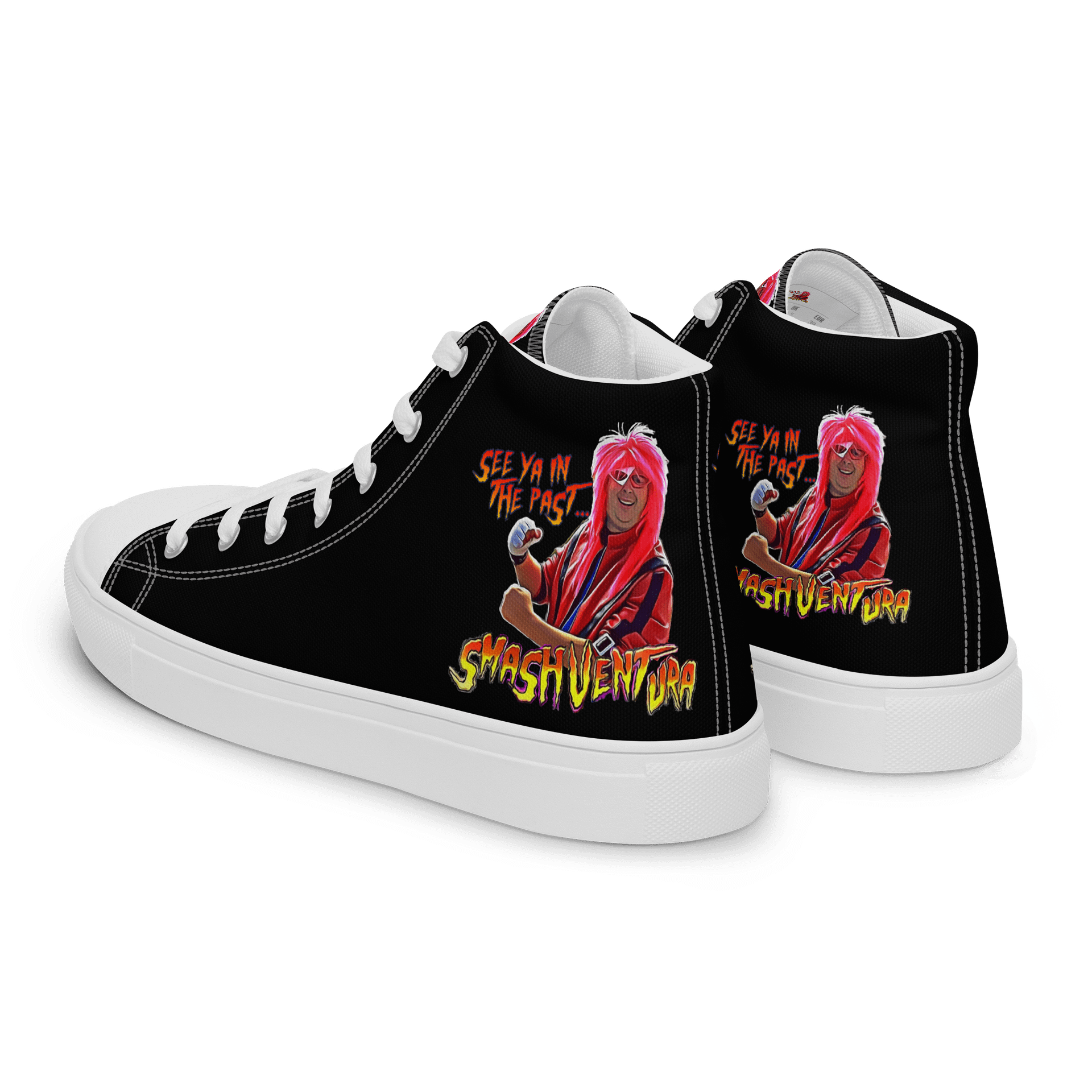 Smash Ventura's Catch Phrase - High Top Canvas Sneakers product image (5)