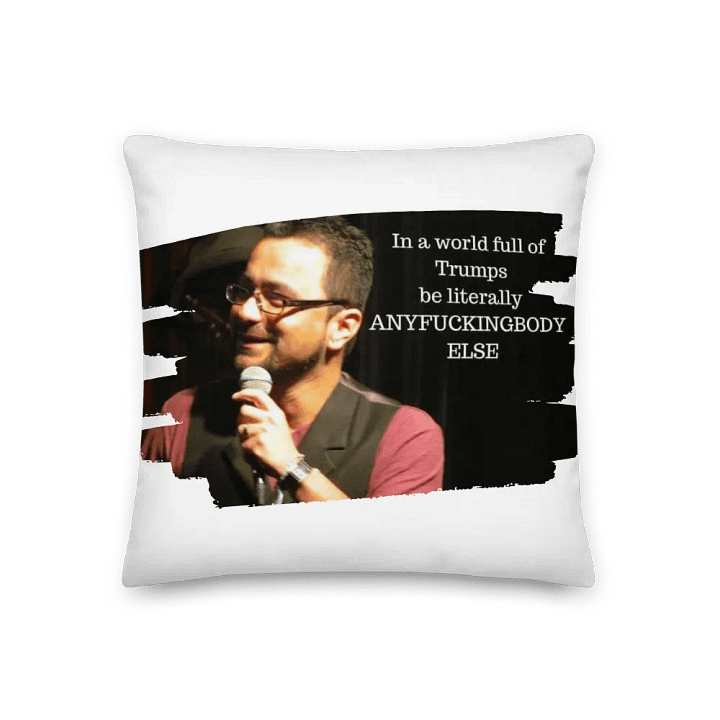 White - Anybody Else Premium Pillow product image (1)