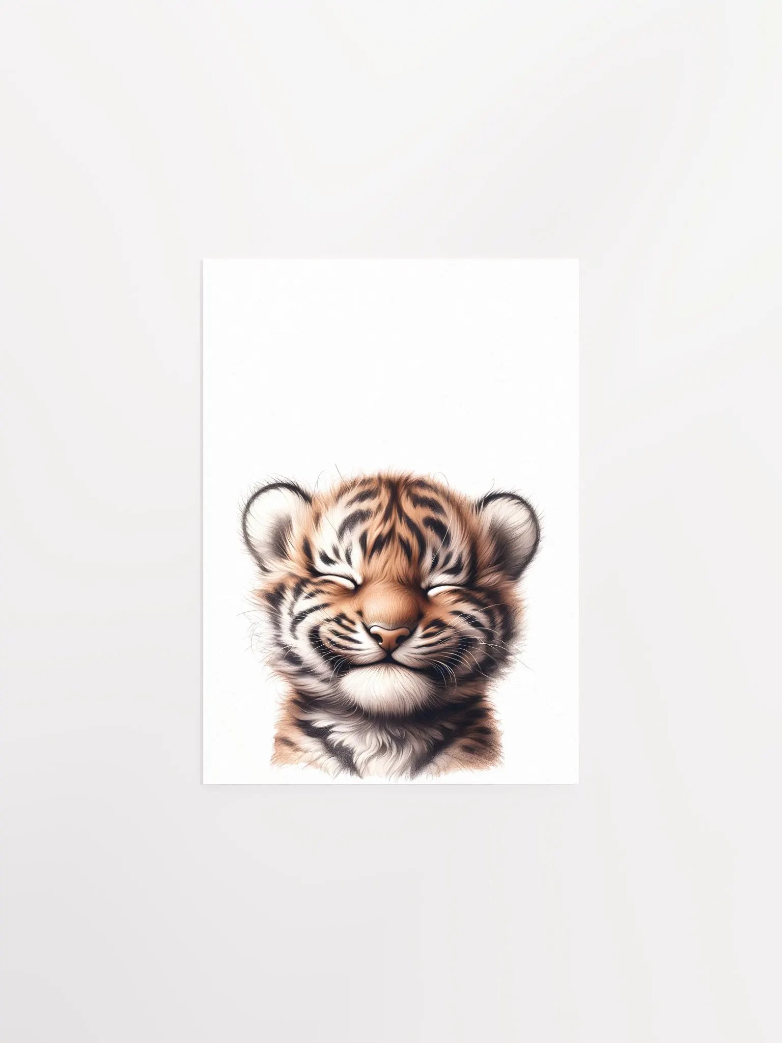 Happy Baby Tiger Nursery Decor Print product image (3)