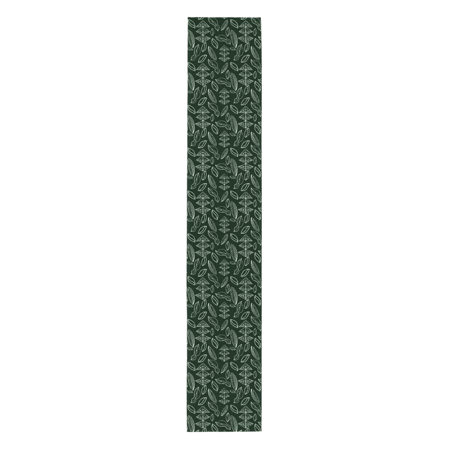 El Yunque Brew Bliss: Abstract Coffee Bean Tribal Table Runner product image (1)