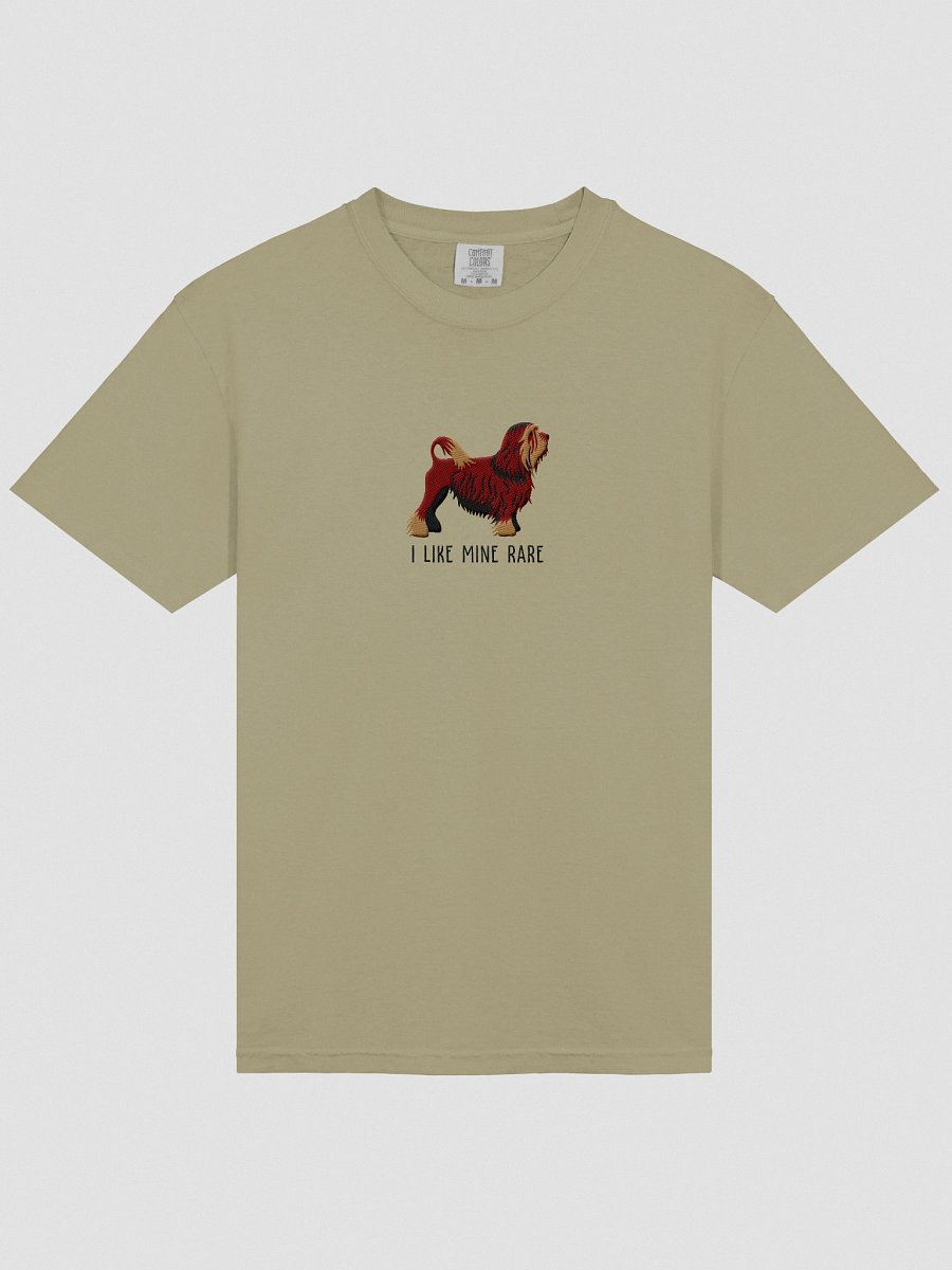 I Like Mine Rare T-Shirt(Embroidered) of a Lowchen(Chocolate) product image (13)