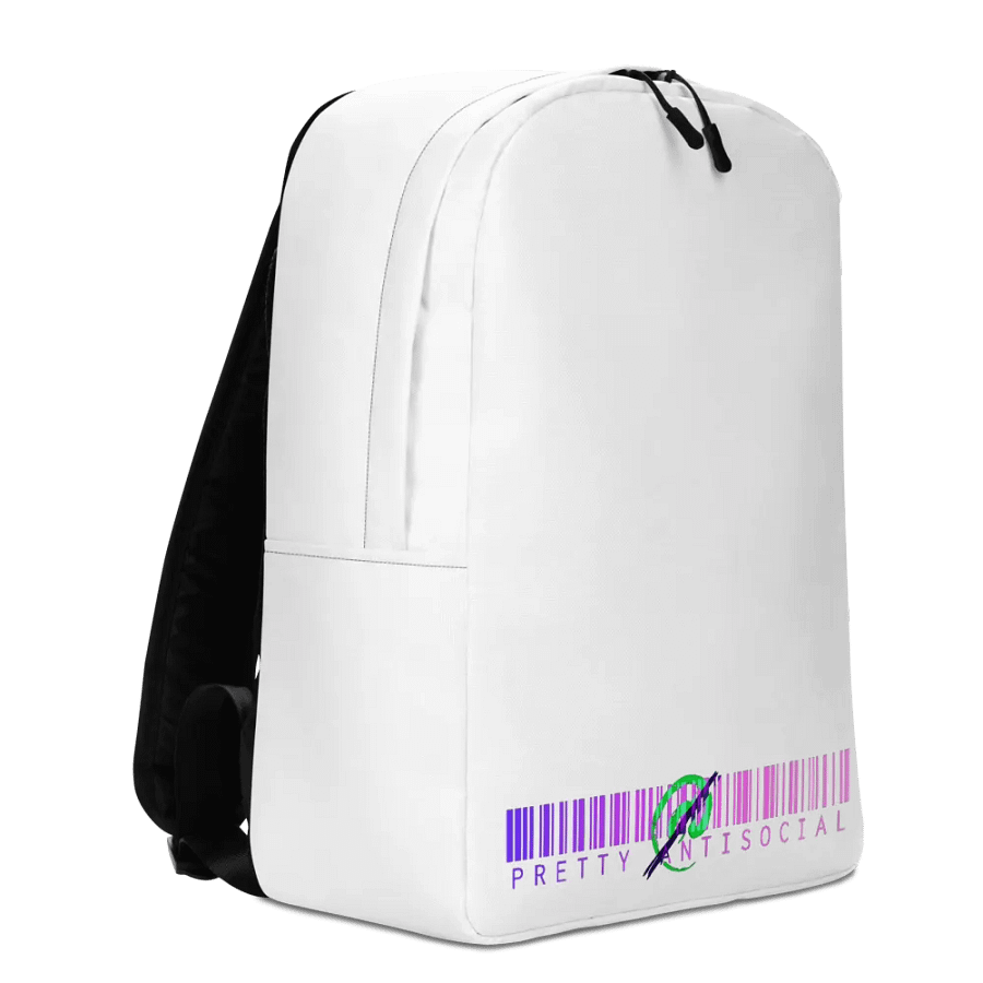 Pretty AntiSocial Barcode Minimalist Backpack product image (3)