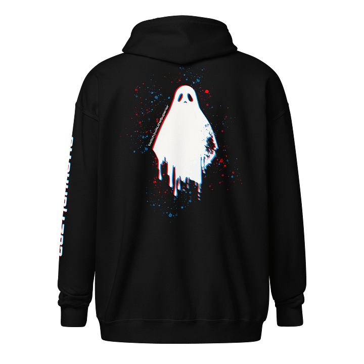 Glitch Ghost Zip Hoodie product image (2)