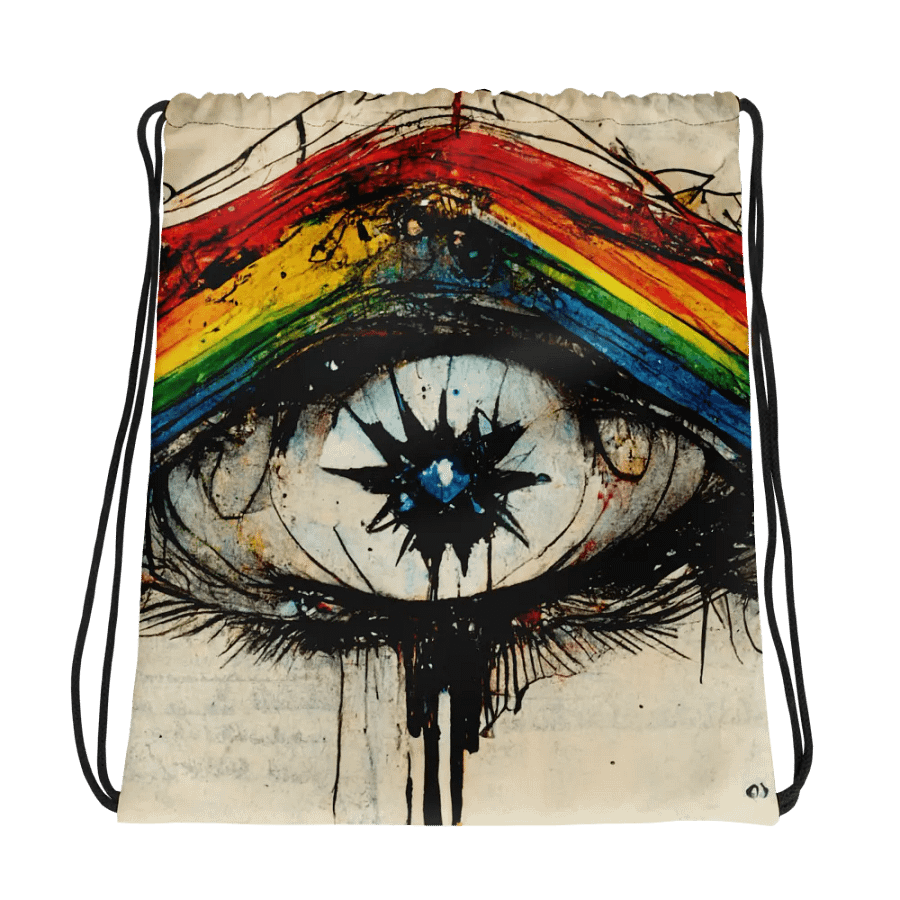 Rainbow Eye Allure Drawstring Bag product image (1)