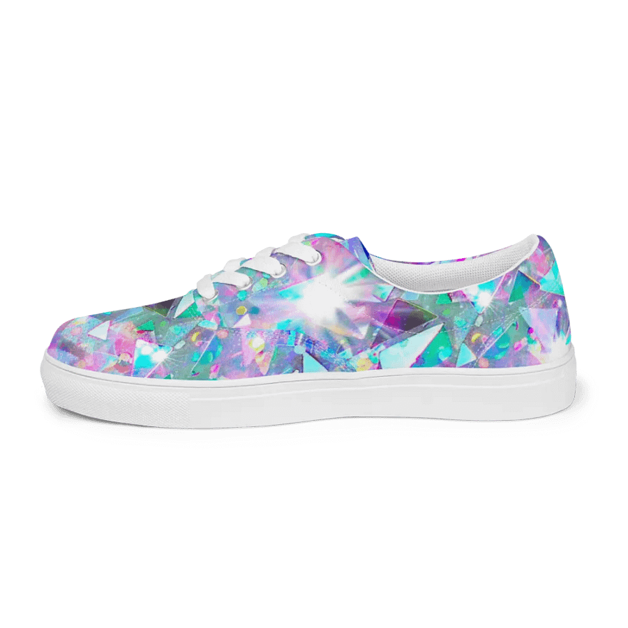 Crystal explosion effect womens canvas shoes product image (6)