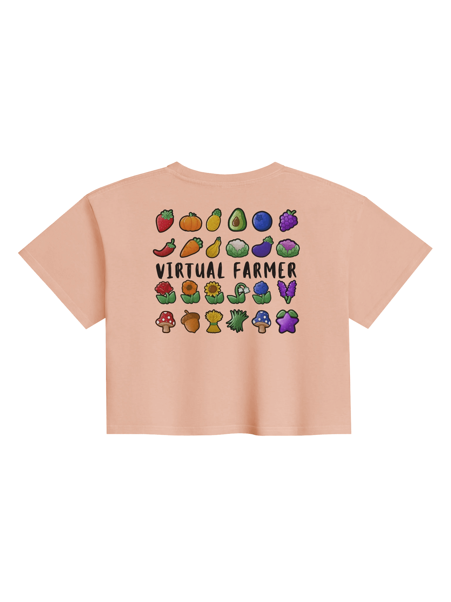 Virtual Farmer Crop Top - Black Text product image (15)