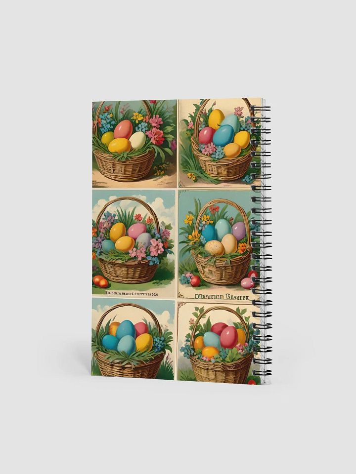 Whimsical Vintage Easter Baskets Notebook product image (2)