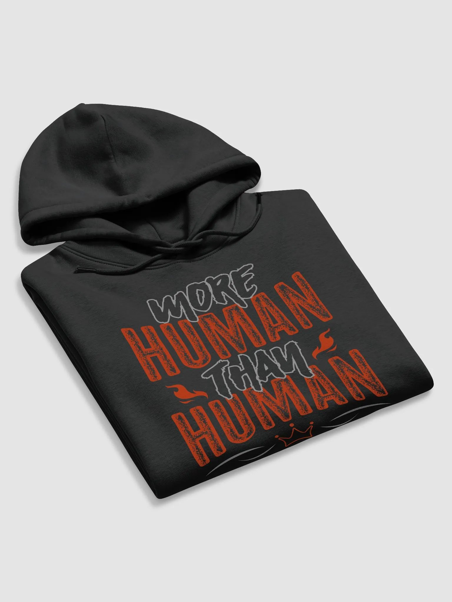 More Human Than Human Hoodie - Black product image (6)