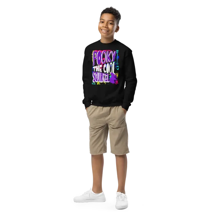 Pooky the Cool Squirrel Youth Sweatshirt product image (1)