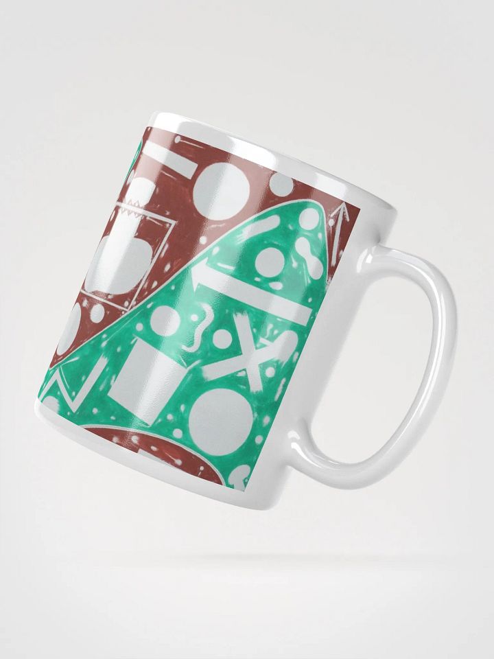 Cartoon Cosmos White Glossy Mug product image (2)