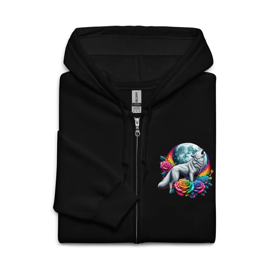 Pride Howl Unisex Zip Hoodie product image (6)