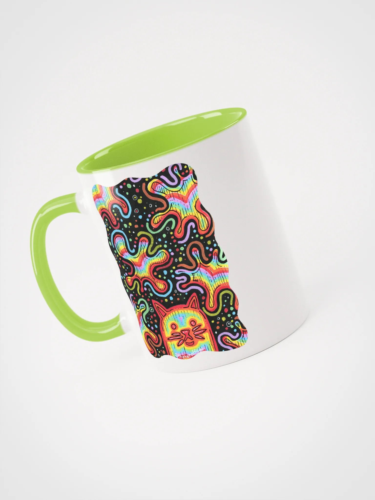 When the Catnip Hits Colorful Mug product image (29)