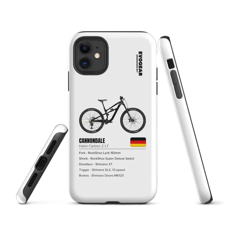 White Habit Carbon 2 LT iPhone Case product image (1)