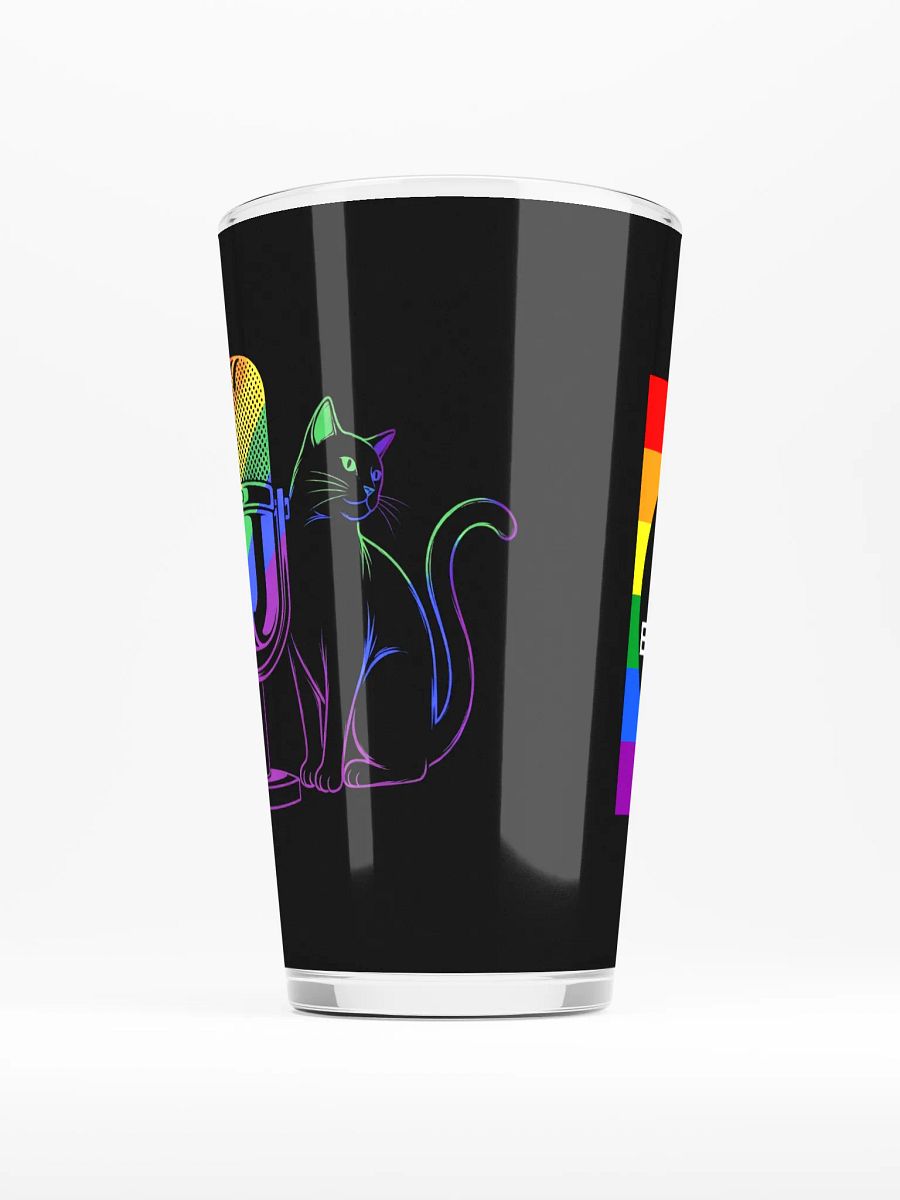Pride 2025 Pint Glass - Black product image (3)