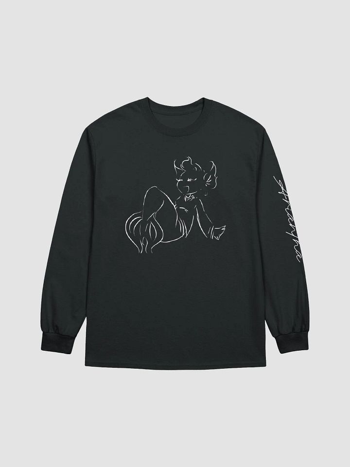 Mermaid White Outline, Longsleeves product image (2)
