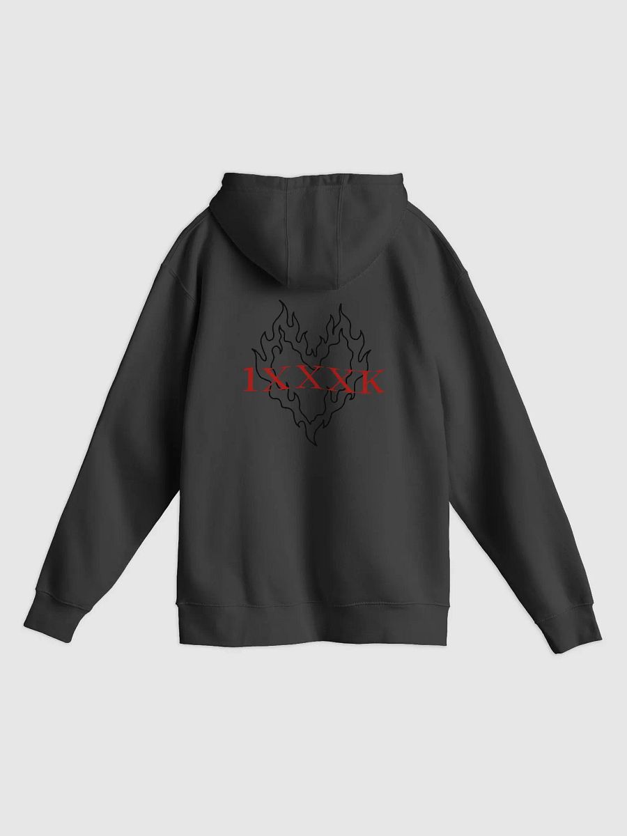 Fiery Black Heart Hoodie product image (2)