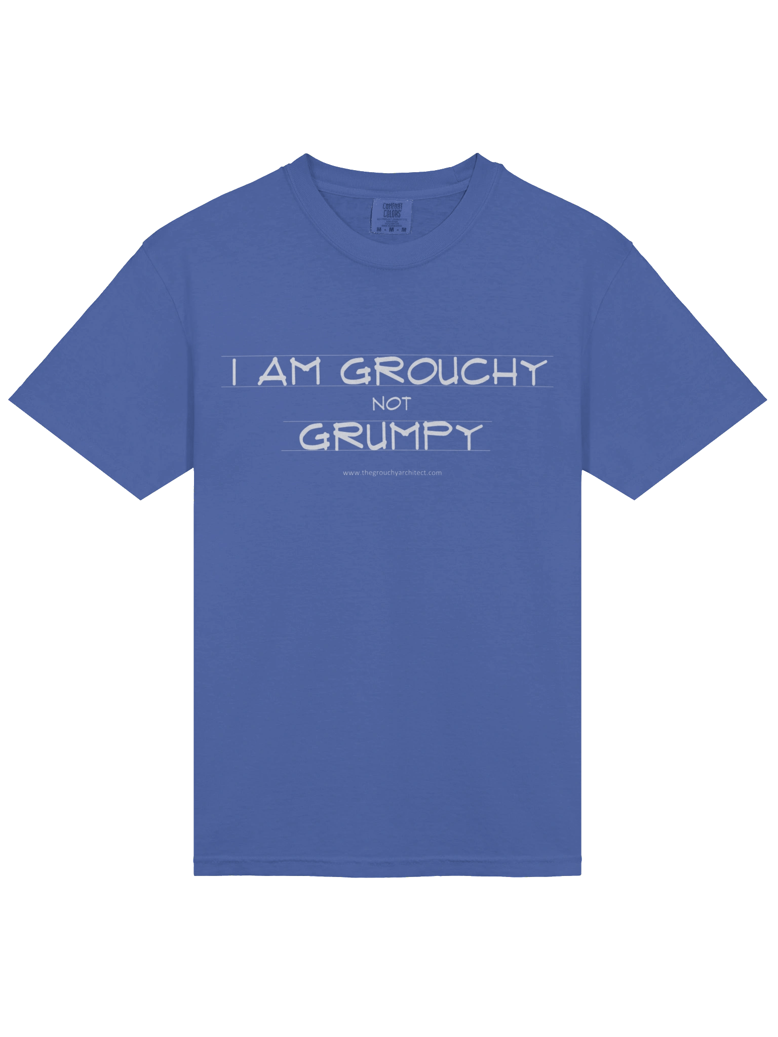 GROUCHY NOT GRUMPY cotton tee - COLORS product image (53)