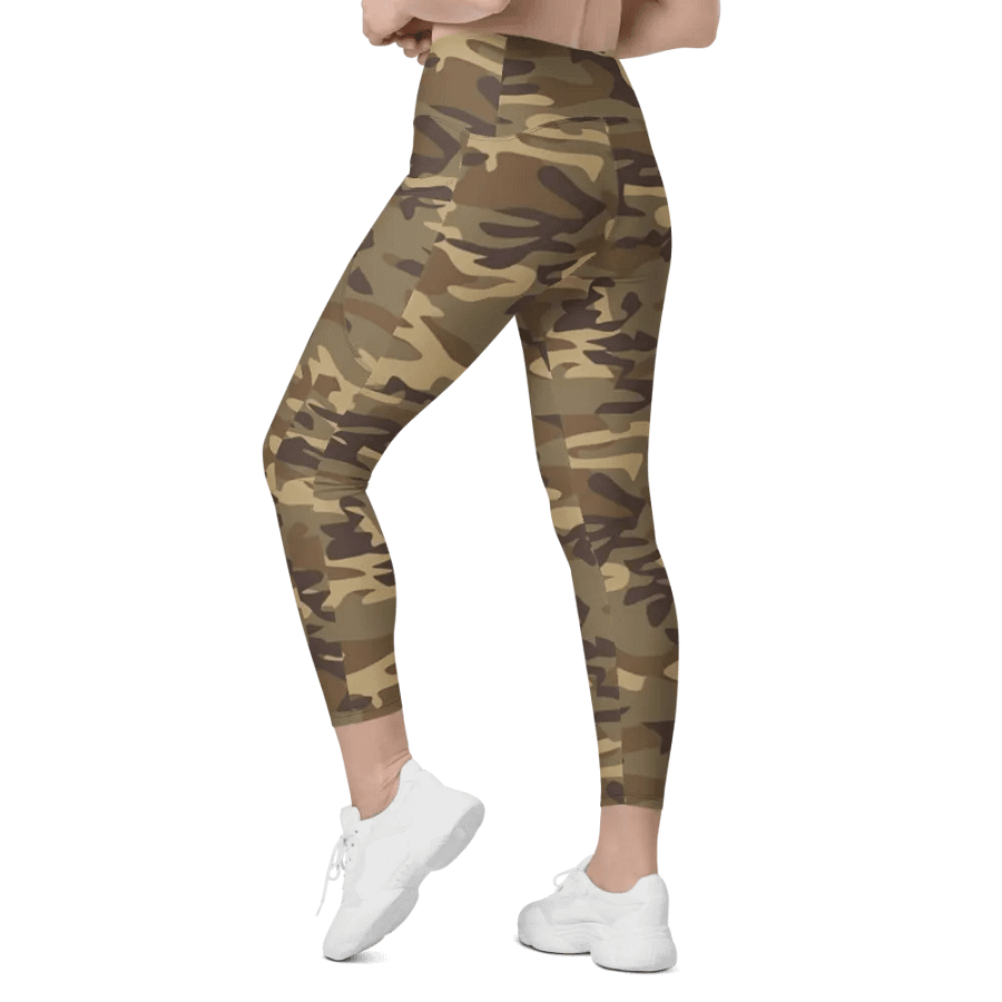 Green Camo Leggings with Pockets product image (9)