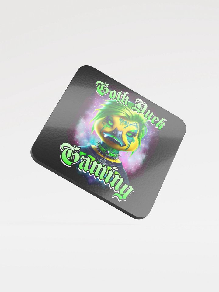 Goth Duck Gaming Coaster product image (1)