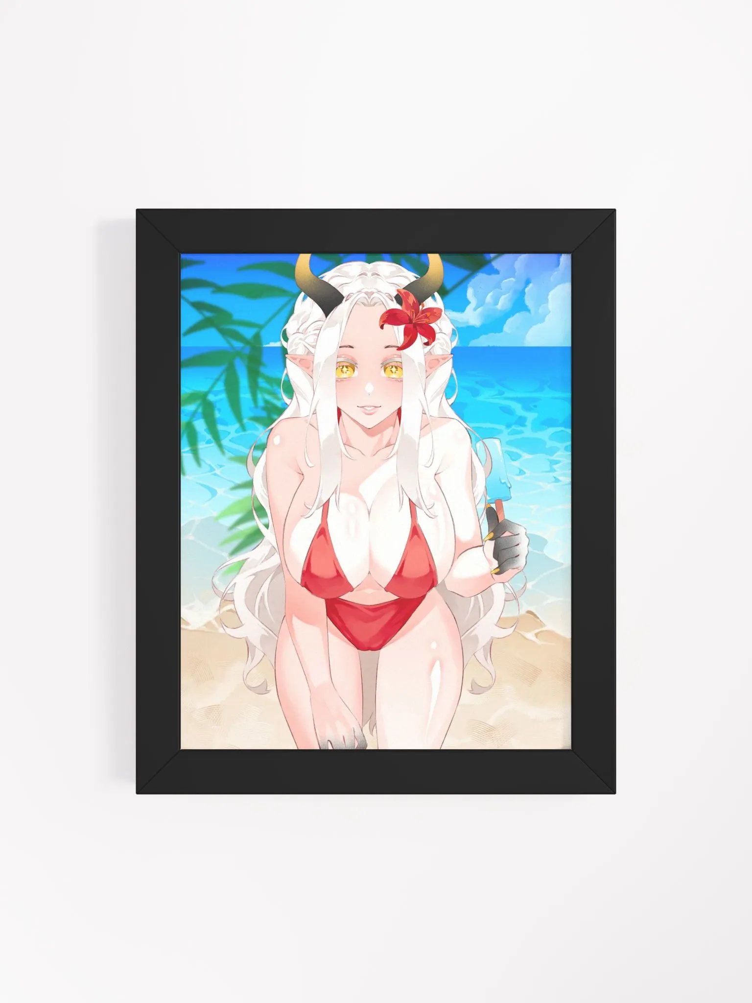Natty at the Beach - Framed Poster product image (4)