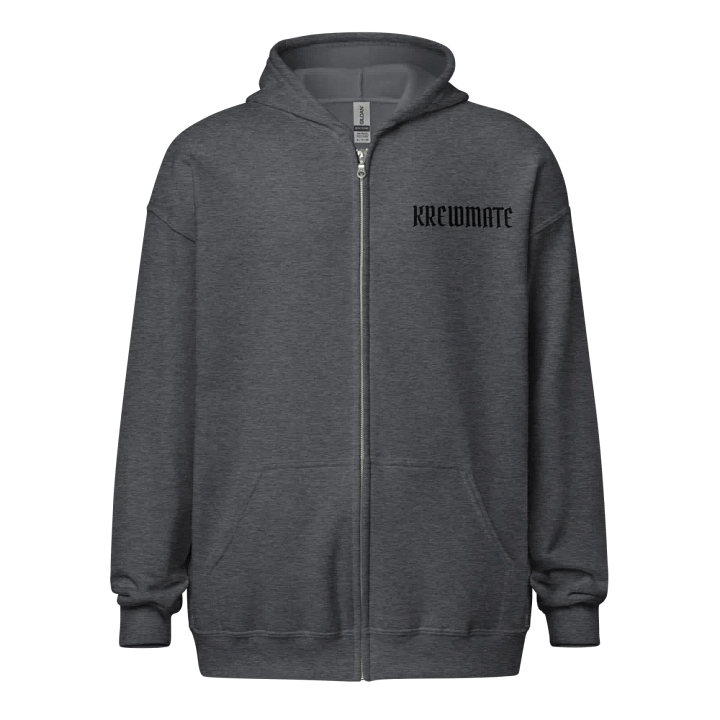 Krewmate Essential Zip Hoodie - Back from the Dead Variant (Black Logo) product image (3)