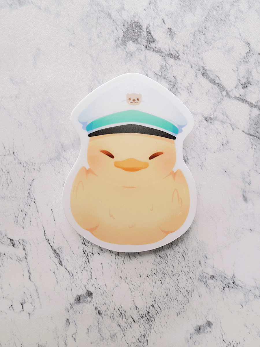 Captain Ducky Sticker product image (1)