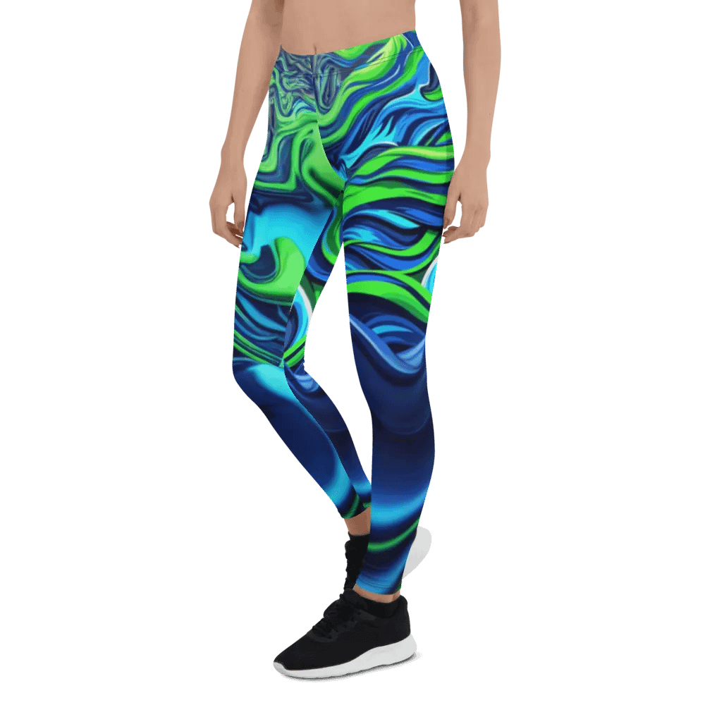 Aqua Swirl Allure Leggings product image (4)