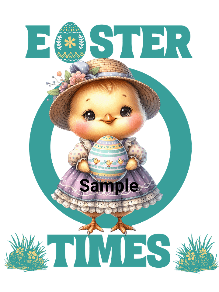 Easter Times: Dressed for Easter: A Chick in a Pastel Dress product image (1)